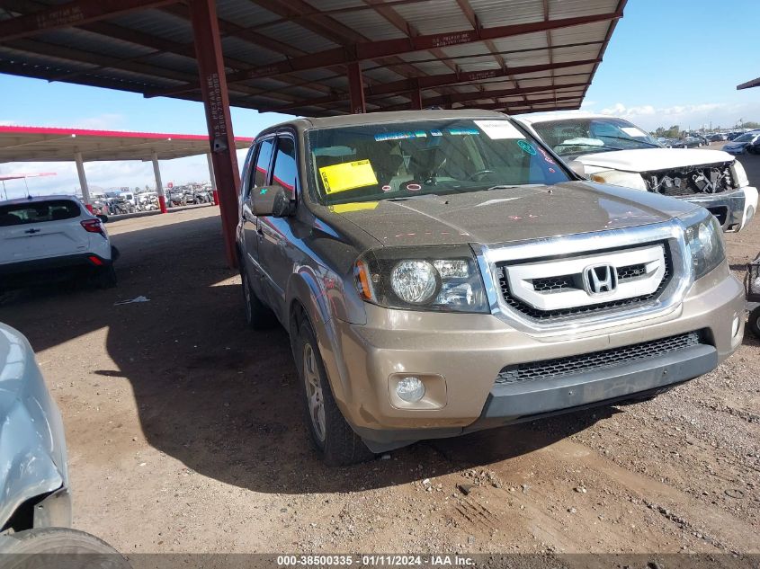 2009 Honda Pilot Ex-L VIN: 5FNYF386X9B010433 Lot: 38500335