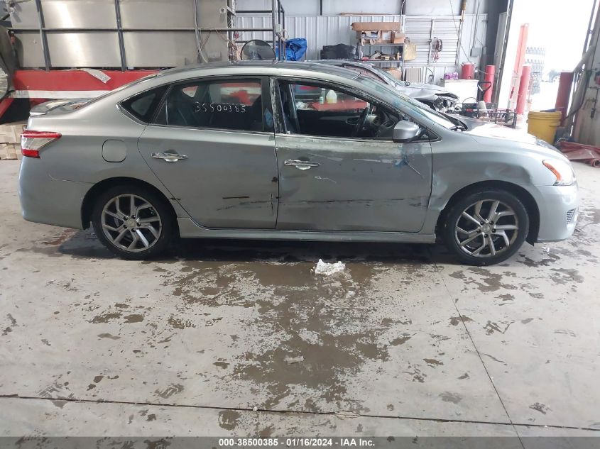 2013 Nissan Sentra Sr VIN: 3N1AB7AP7DL563125 Lot: 38500385