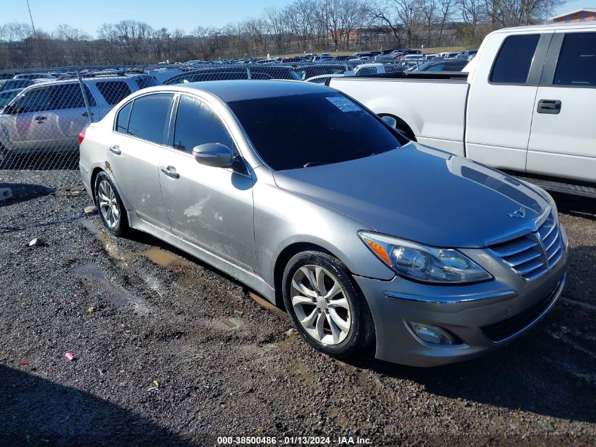 2012 Hyundai Genesis 3.8 VIN: KMHGC4DD1CU175411 Lot: 38500486