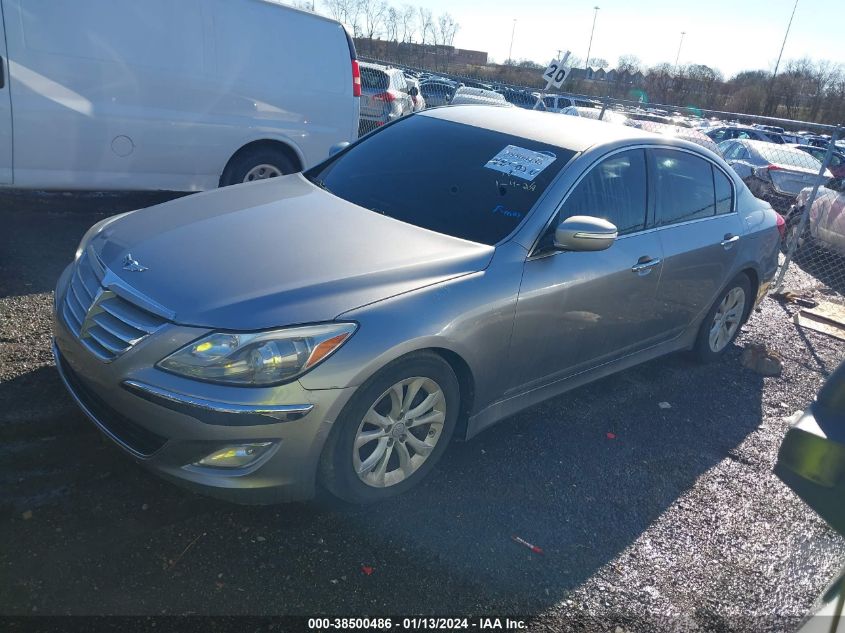 2012 Hyundai Genesis 3.8 VIN: KMHGC4DD1CU175411 Lot: 38500486