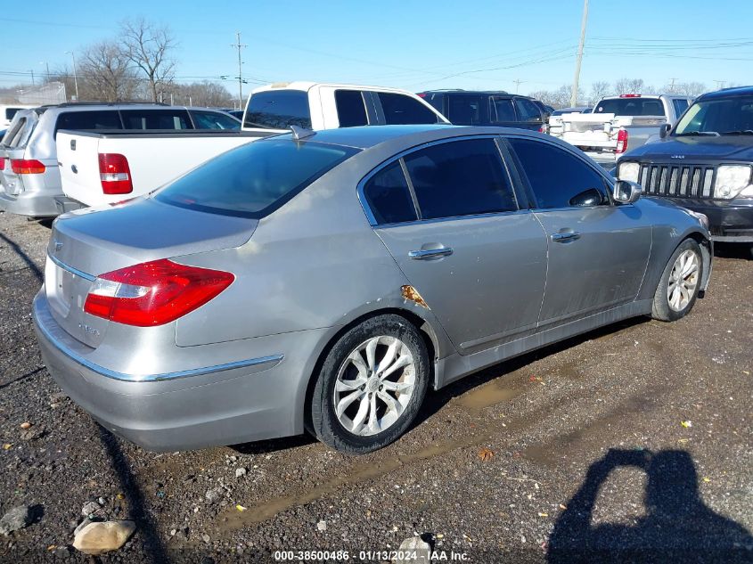 2012 Hyundai Genesis 3.8 VIN: KMHGC4DD1CU175411 Lot: 38500486