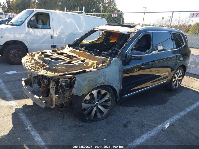 2022 Kia Telluride Ex VIN: 5XYP34HC1NG258458 Lot: 38500627