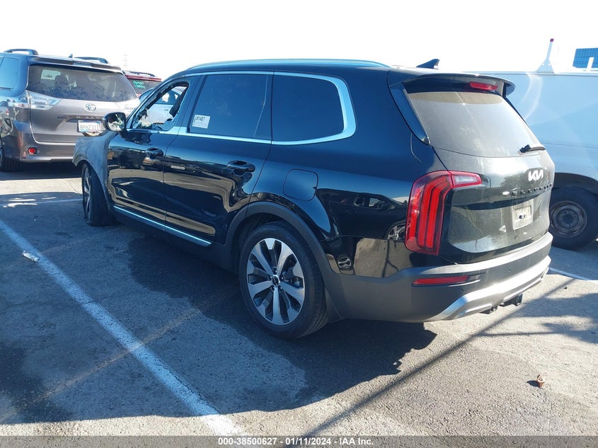2022 Kia Telluride Ex VIN: 5XYP34HC1NG258458 Lot: 38500627