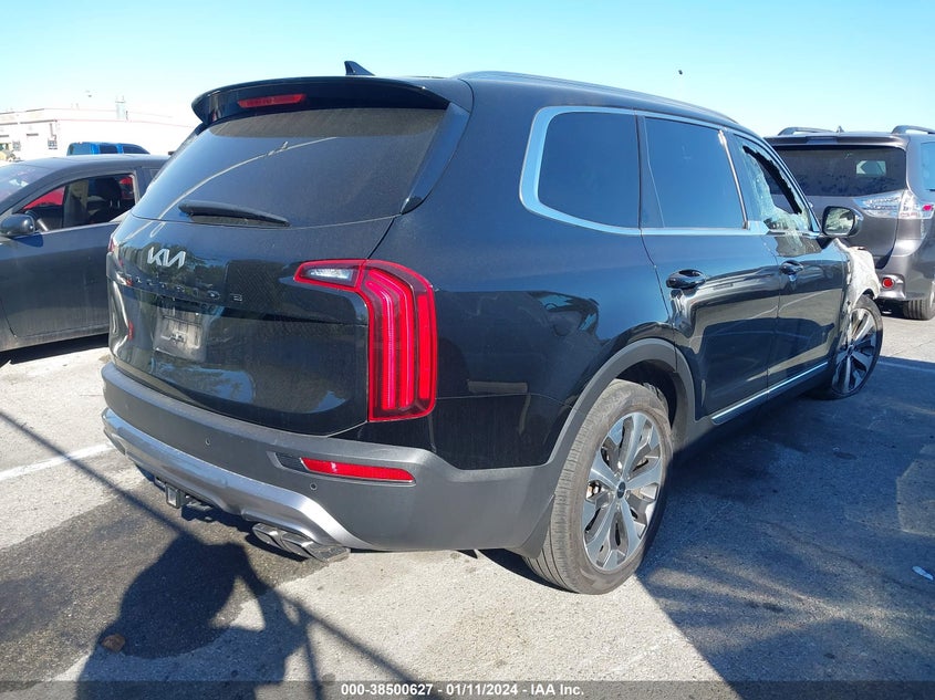 2022 Kia Telluride Ex VIN: 5XYP34HC1NG258458 Lot: 38500627