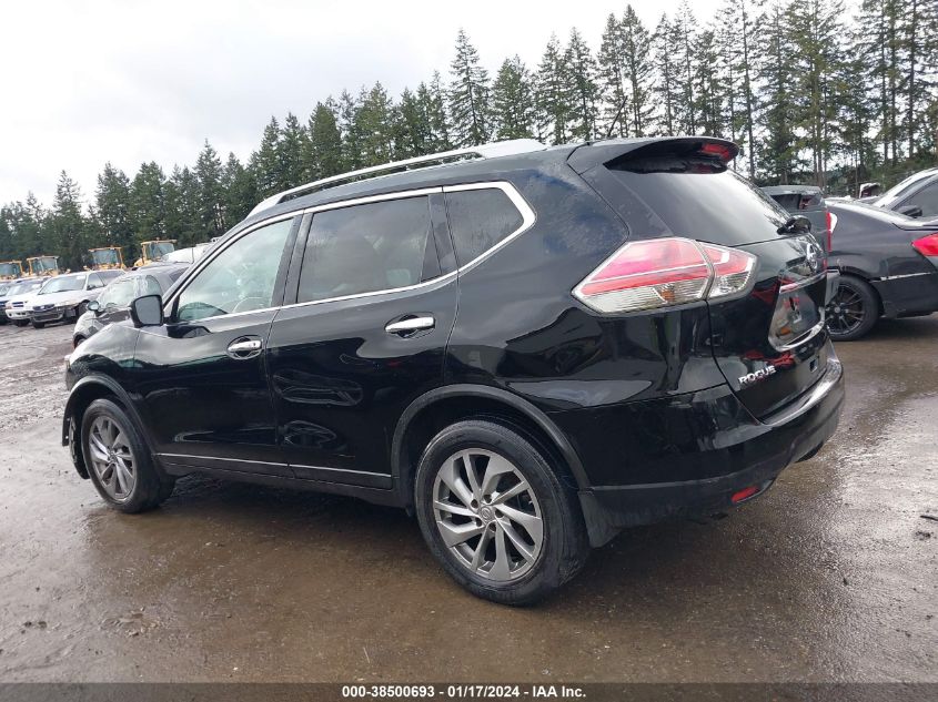 2015 Nissan Rogue Sl VIN: 5N1AT2MV9FC924596 Lot: 38500693