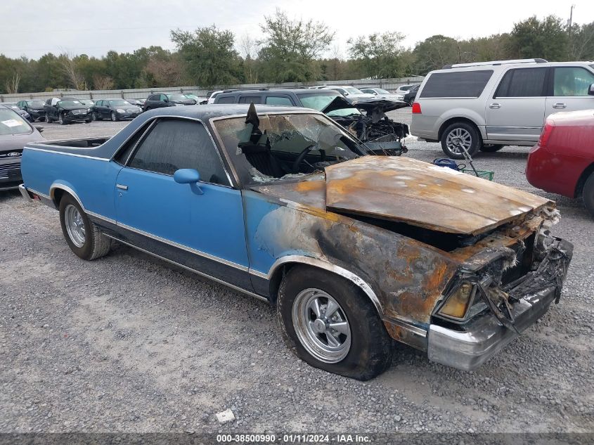 1981 Chevrolet El Camino VIN: 1GCCW80K2BD426750 Lot: 38500990