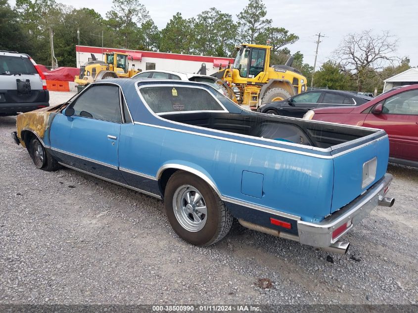 1981 Chevrolet El Camino VIN: 1GCCW80K2BD426750 Lot: 38500990