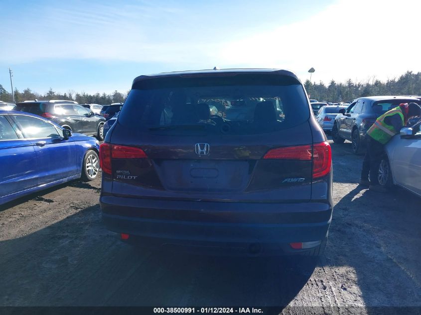 5FNYF6H5XJB058964 2018 Honda Pilot Ex-L