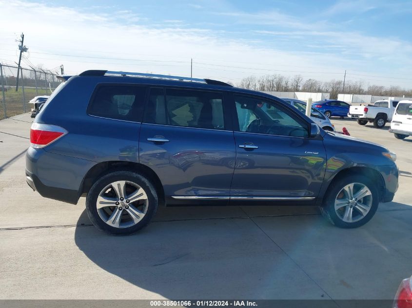 5TDYK3EH0DS103886 2013 Toyota Highlander Limited V6