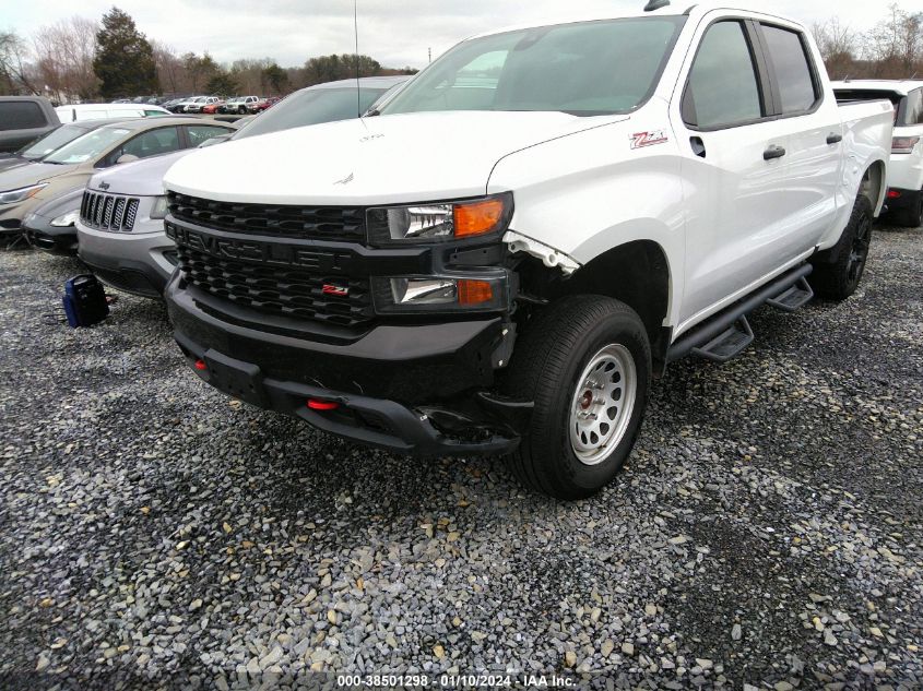 2022 Chevrolet Silverado 1500 Ltd 4Wd Short Bed Custom Trail Boss VIN: 3GCPYCEL5NG162172 Lot: 38501298