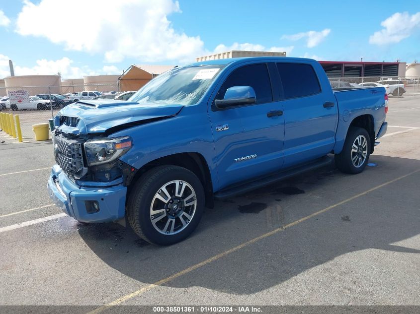 2019 Toyota Tundra Sr5 5.7L V8 VIN: 5TFEY5F17KX245710 Lot: 38501361