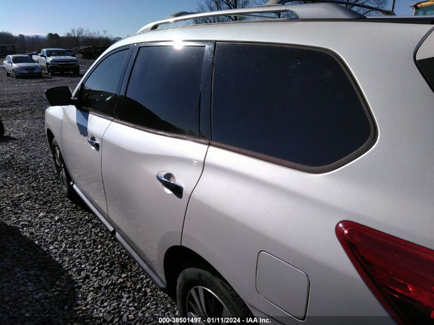 2017 Nissan Pathfinder Sl VIN: 5N1DR2MN2HC901336 Lot: 38501497