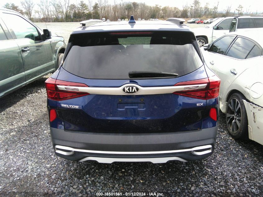 2021 Kia Seltos Ex VIN: KNDERCAAXM7158721 Lot: 38501561