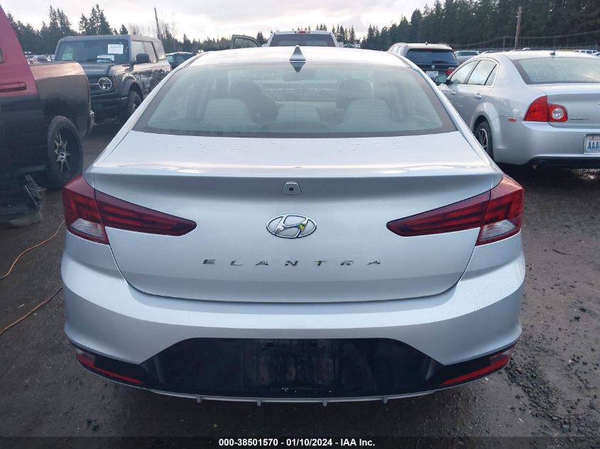 2019 Hyundai Elantra Sel VIN: KMHD84LF3KU746970 Lot: 38501570