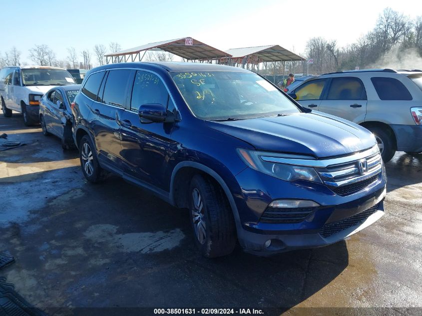 2016 Honda Pilot Ex-L VIN: 5FNYF5H5XGB006947 Lot: 38501631