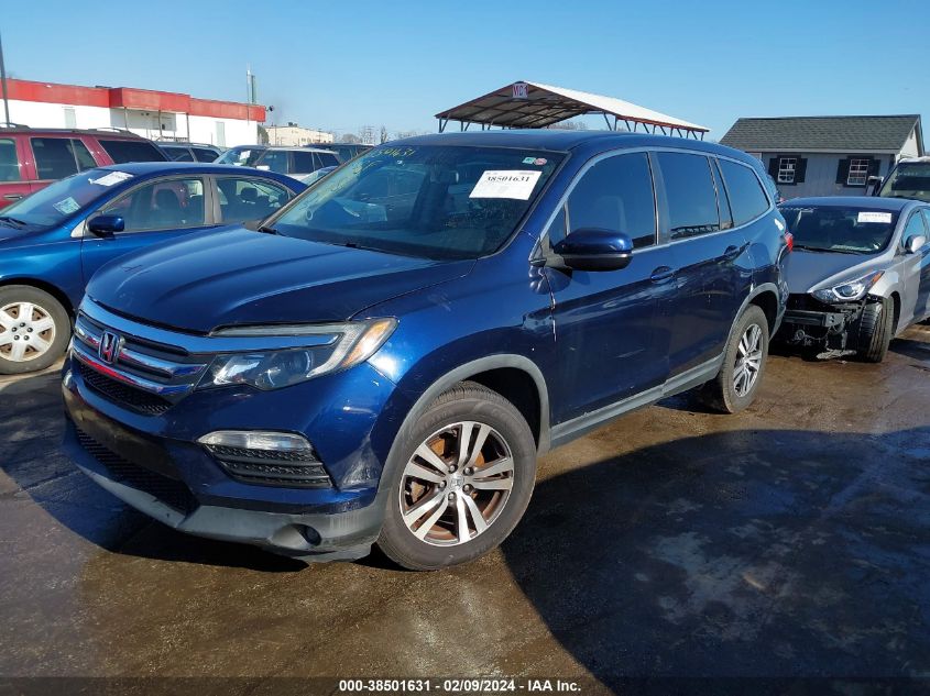 2016 Honda Pilot Ex-L VIN: 5FNYF5H5XGB006947 Lot: 38501631