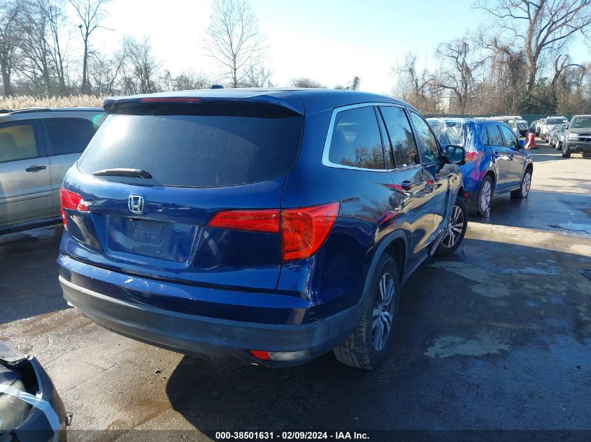 2016 Honda Pilot Ex-L VIN: 5FNYF5H5XGB006947 Lot: 38501631