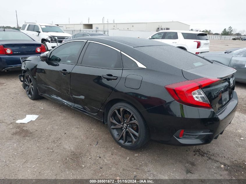 2020 Honda Civic Sport VIN: 19XFC2F89LE015473 Lot: 40650949