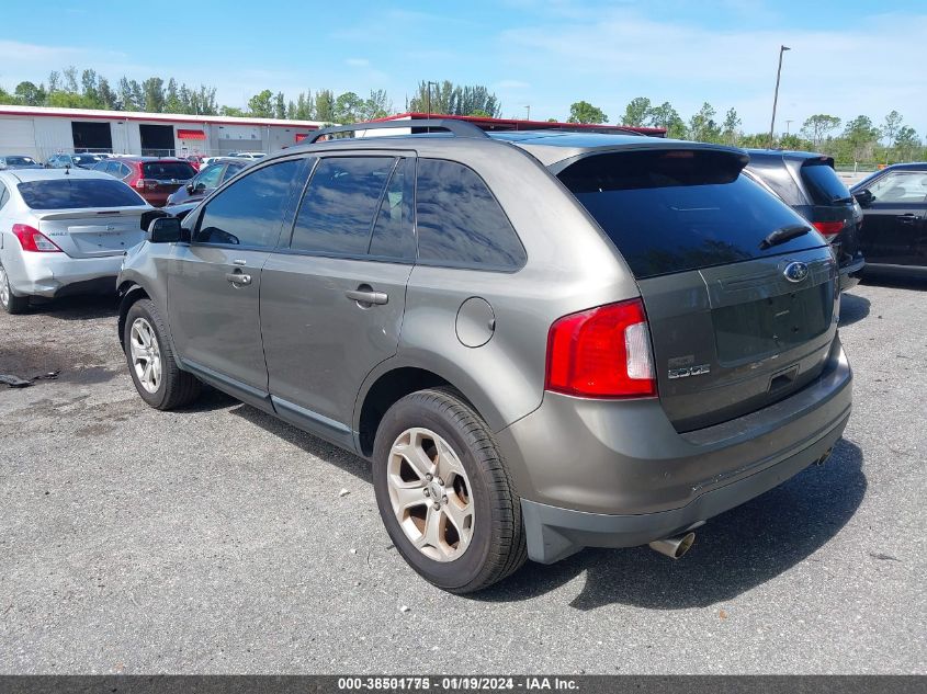 2013 Ford Edge Sel VIN: 2FMDK3JC6DBC20751 Lot: 38501775