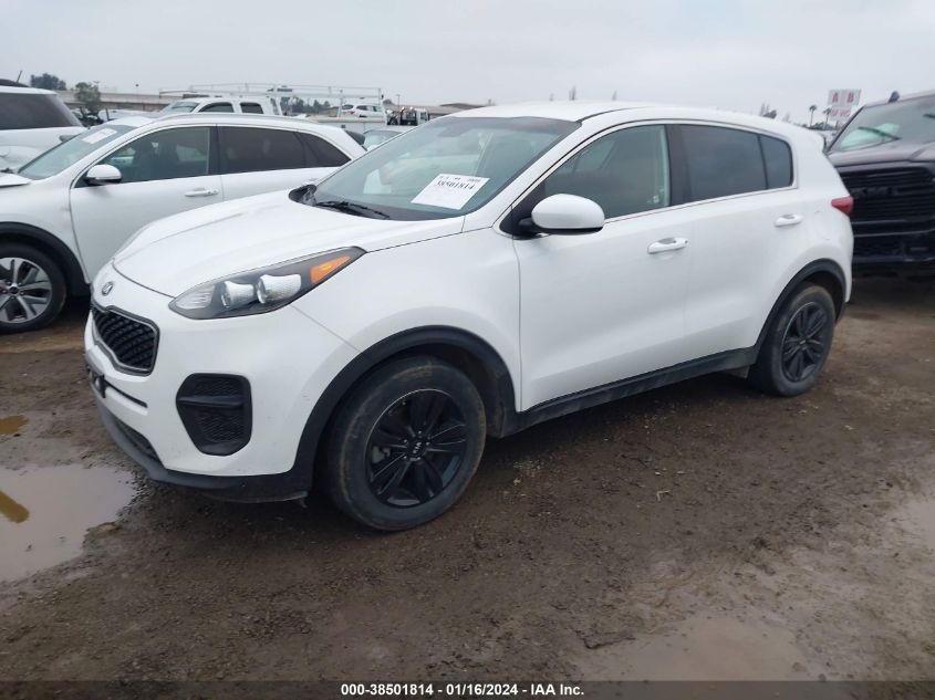 2019 Kia Sportage Lx VIN: KNDPM3AC8K7569279 Lot: 38501814