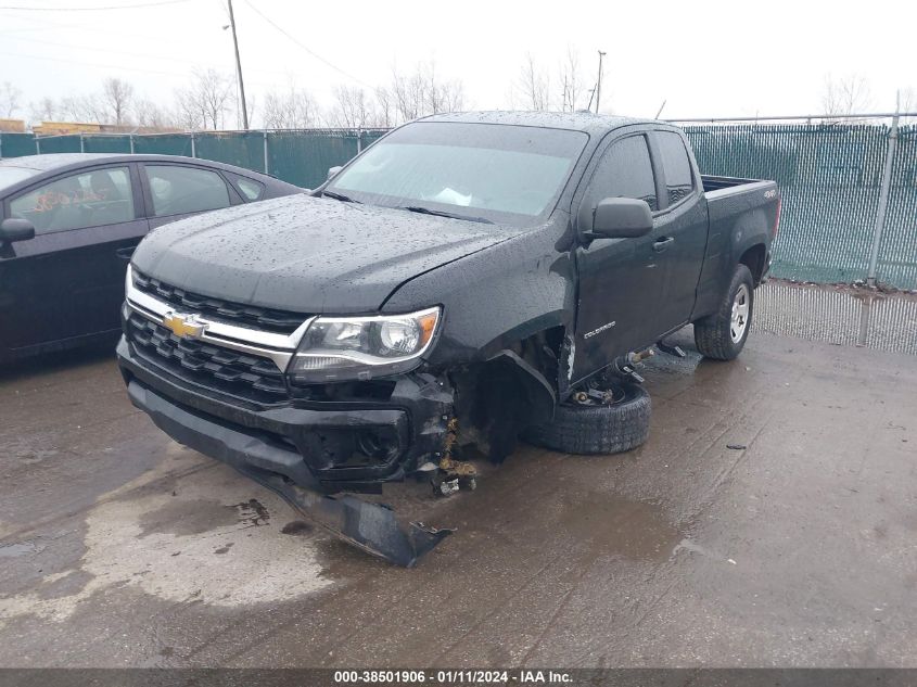 2021 Chevrolet Colorado 4Wd Long Box Wt VIN: 1GCHTBEA0M1110974 Lot: 38501906