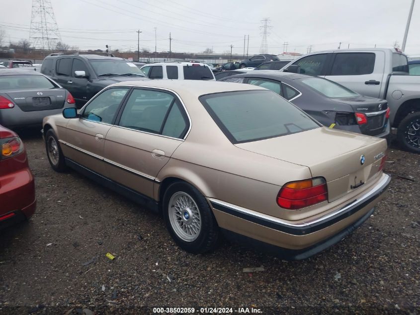 1998 BMW 740Il VIN: WBAGJ8321WDM21067 Lot: 38502059