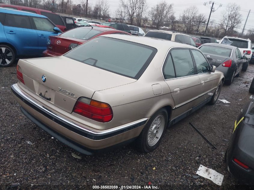 1998 BMW 740Il VIN: WBAGJ8321WDM21067 Lot: 38502059