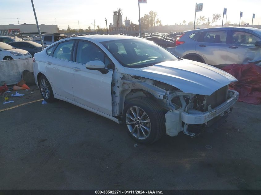 3FA6P0LU5HR191095 2017 Ford Fusion Hybrid Se