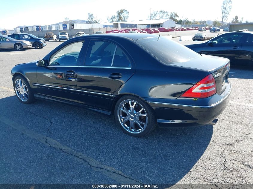 2005 Mercedes-Benz C 230 Kompressor Sport VIN: WDBRF40J55F629214 Lot: 38502480