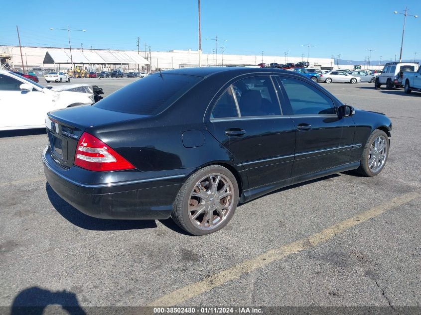 2005 Mercedes-Benz C 230 Kompressor Sport VIN: WDBRF40J55F629214 Lot: 38502480