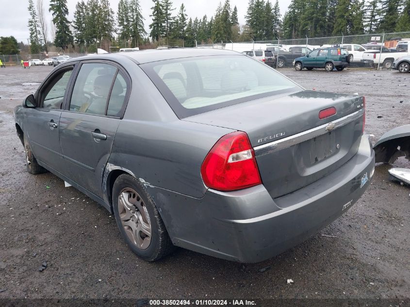 2006 Chevrolet Malibu Ls VIN: 1G1ZS51886F191121 Lot: 38502494