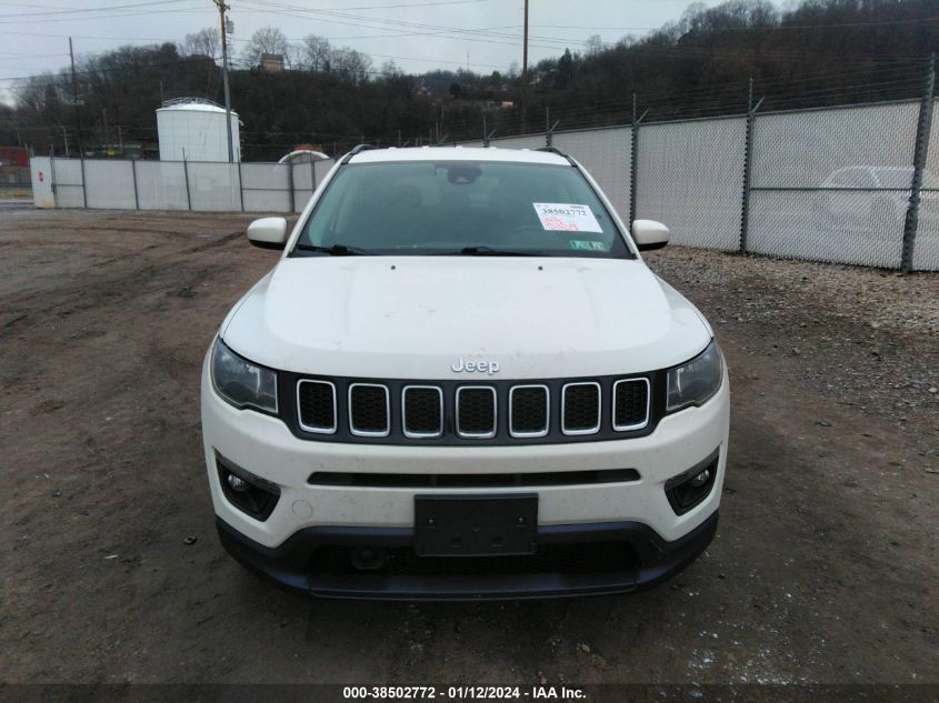 2019 Jeep Compass Latitude Fwd VIN: 3C4NJCBB8KT802921 Lot: 38502772