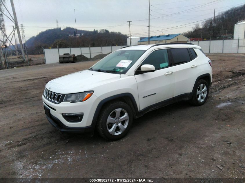 2019 Jeep Compass Latitude Fwd VIN: 3C4NJCBB8KT802921 Lot: 38502772