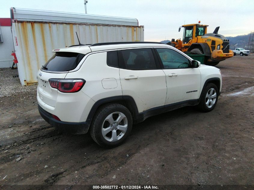 2019 Jeep Compass Latitude Fwd VIN: 3C4NJCBB8KT802921 Lot: 38502772