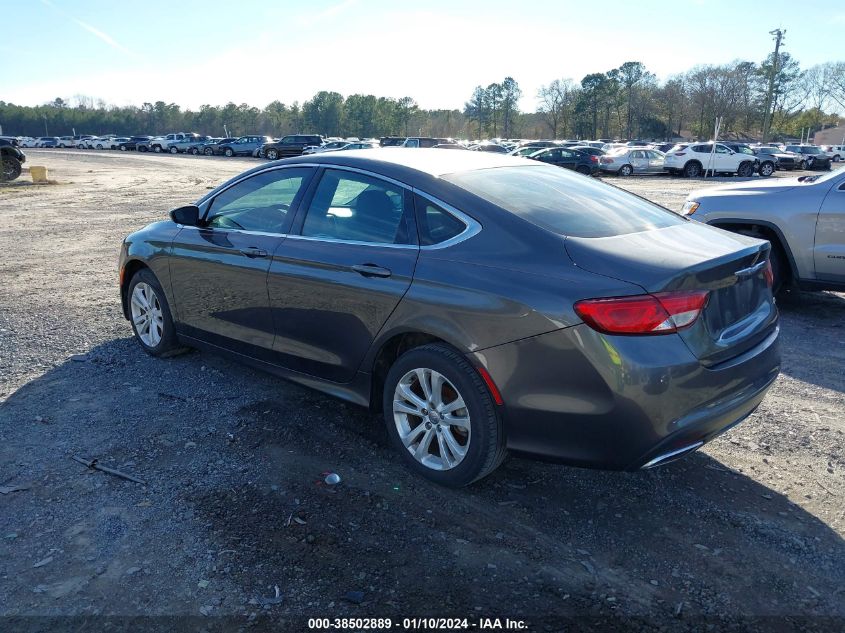 2015 Chrysler 200 Limited VIN: 1C3CCCAB7FN576416 Lot: 38502889