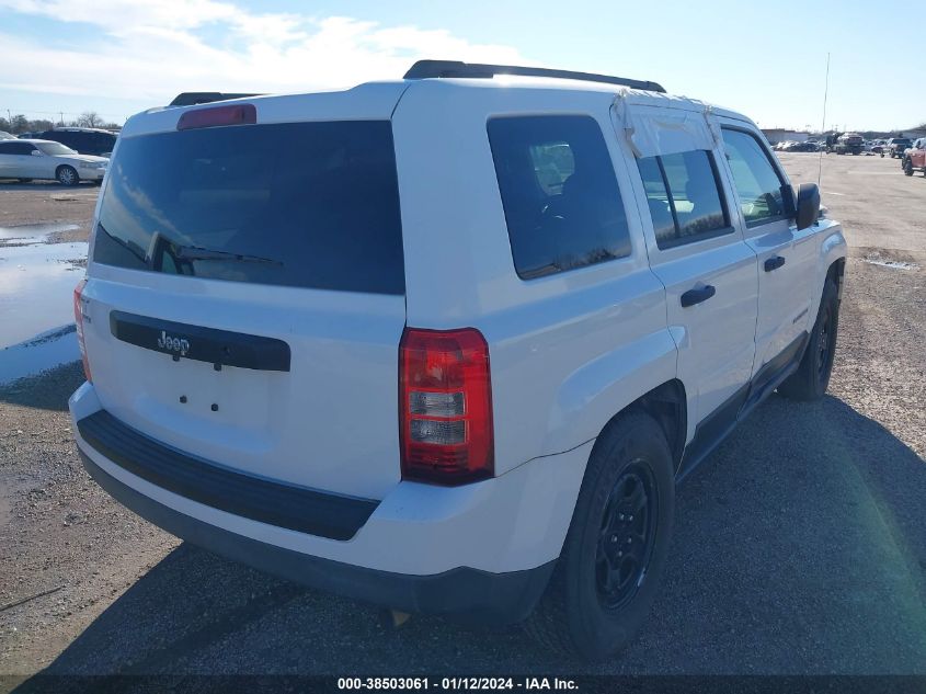 2014 Jeep Patriot Sport VIN: 1C4NJPBBXED726507 Lot: 38503061