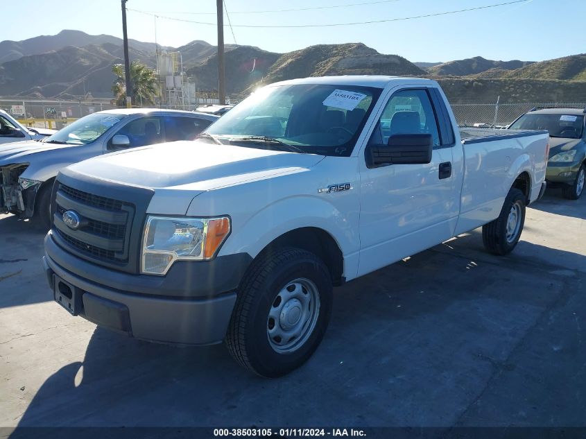 2013 Ford F-150 Xl VIN: 1FTMF1CM3DKF16108 Lot: 38503105