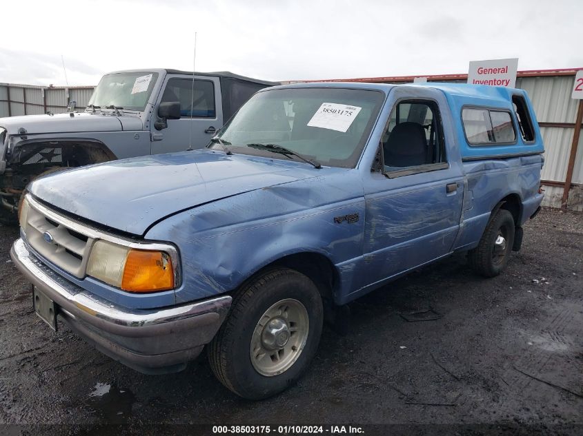 1997 Ford Ranger Splash/Xlt VIN: 1FTCR10A4VUA14954 Lot: 38503175