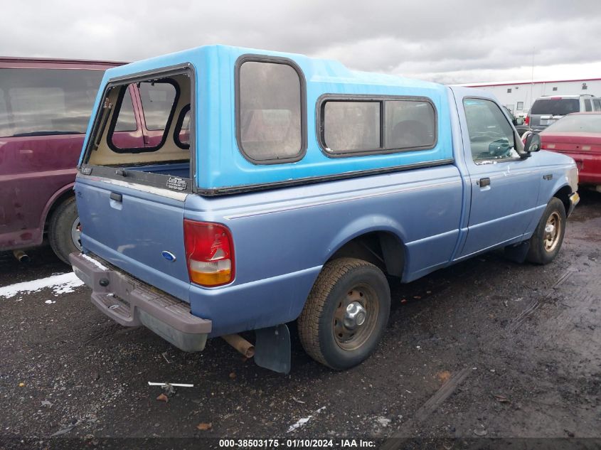 1997 Ford Ranger Splash/Xlt VIN: 1FTCR10A4VUA14954 Lot: 38503175