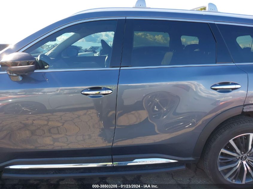 2022 Infiniti Qx60 Sensory Awd VIN: 5N1DL1GS7NC343167 Lot: 38503205