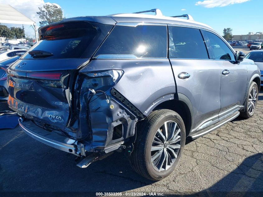 2022 Infiniti Qx60 Sensory Awd VIN: 5N1DL1GS7NC343167 Lot: 38503205