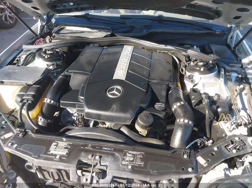 2003 Mercedes-Benz Cl-Class 5.0L VIN: WDBPJ75J63A036438 Lot: 38503241