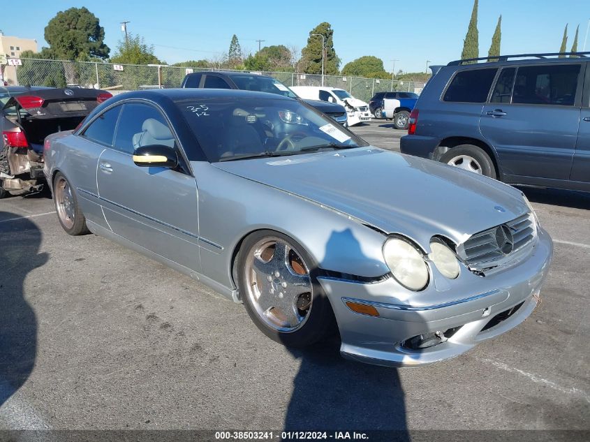 2003 Mercedes-Benz Cl-Class 5.0L VIN: WDBPJ75J63A036438 Lot: 38503241
