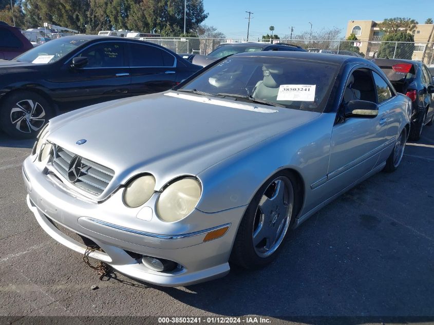 2003 Mercedes-Benz Cl-Class 5.0L VIN: WDBPJ75J63A036438 Lot: 38503241
