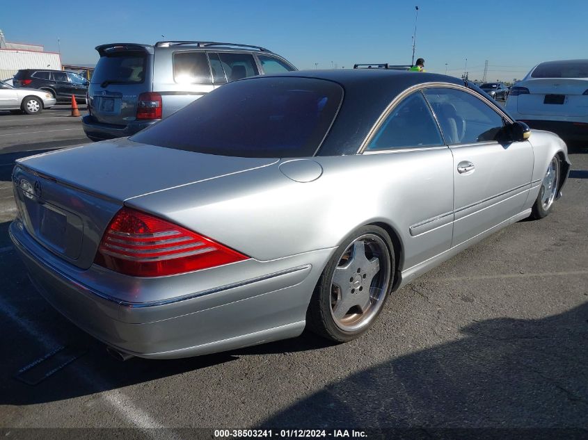 2003 Mercedes-Benz Cl-Class 5.0L VIN: WDBPJ75J63A036438 Lot: 38503241