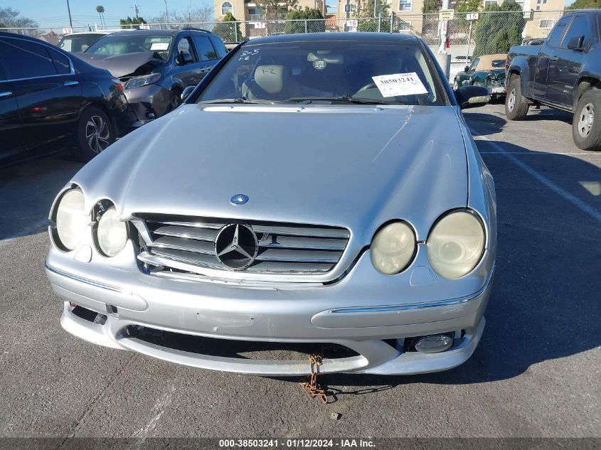 2003 Mercedes-Benz Cl-Class 5.0L VIN: WDBPJ75J63A036438 Lot: 38503241
