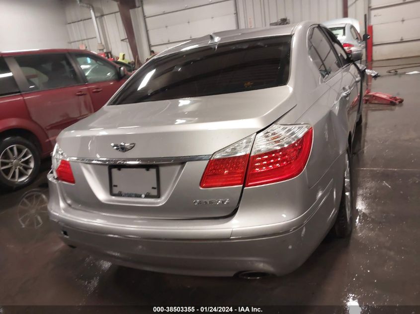 2010 Hyundai Genesis 3.8 VIN: KMHGC4DE1AU089778 Lot: 38503355