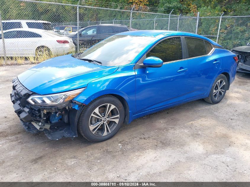 2020 Nissan Sentra Sv Xtronic Cvt VIN: 3N1AB8CV3LY289523 Lot: 38503711