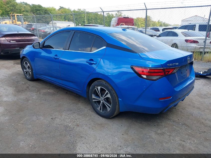 2020 Nissan Sentra Sv Xtronic Cvt VIN: 3N1AB8CV3LY289523 Lot: 38503711