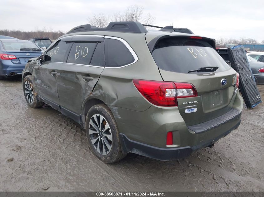 2017 Subaru Outback 3.6R Limited VIN: 4S4BSENC1H3347474 Lot: 38503871